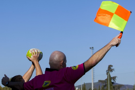 Arbitres dans la mêlée